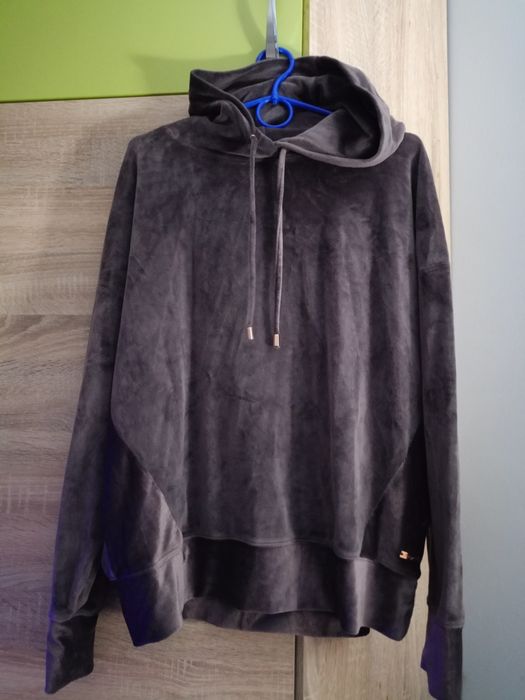 Bluza z kapturem brąz xl