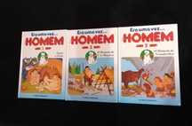 Era uma vez o Homem 3 volumes enciclopédia