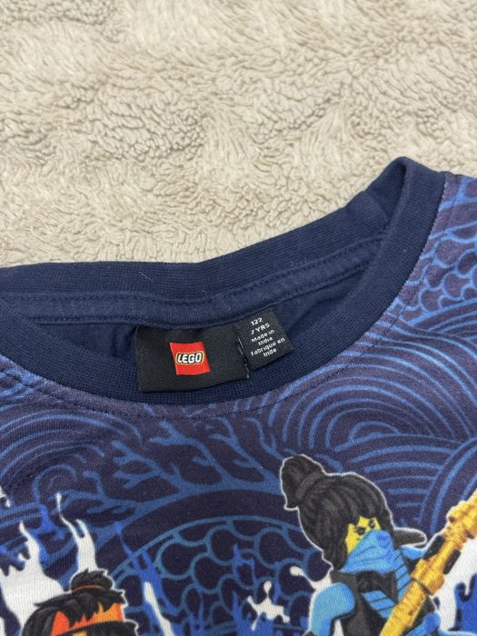 Лонгслів LEGO Ninjago для хлопчика, синій, розмір 122