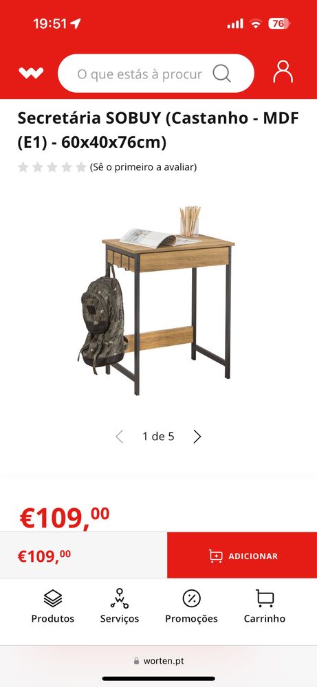 Vendo Secretaria MDF