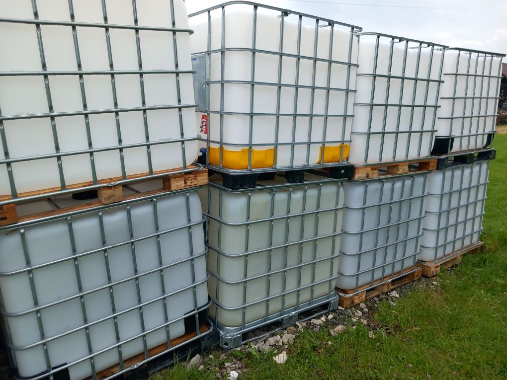 Zbiornik mauzer 1000 L czysty