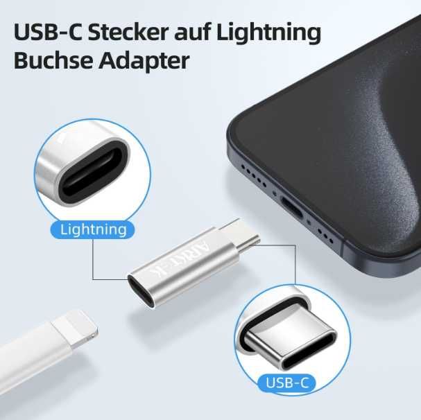 ARKTEK Adapter USB-C – USB typu C Pad Pro 2019 Note10 S10