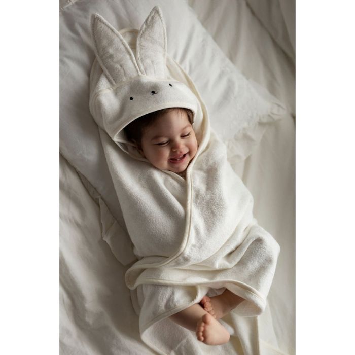 Bambusowy ręcznik rabbit powder pink - My Memi