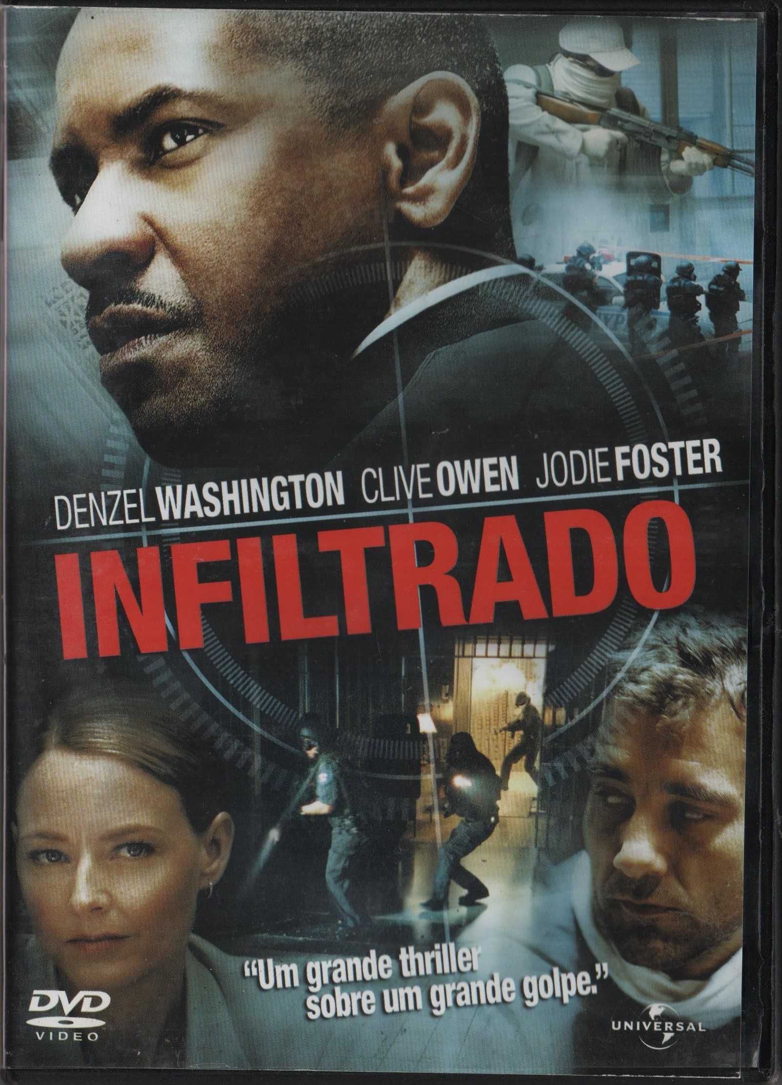 Dvd Infiltrado - suspense - Denzel Washington/ Jodie Foster