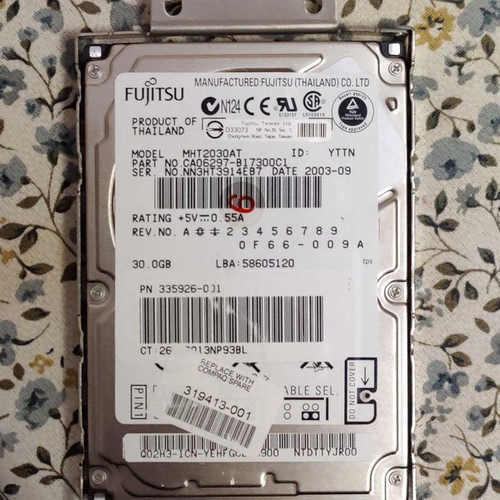 Ноутбук HP Compaq nx9000 под ремонт или разборку