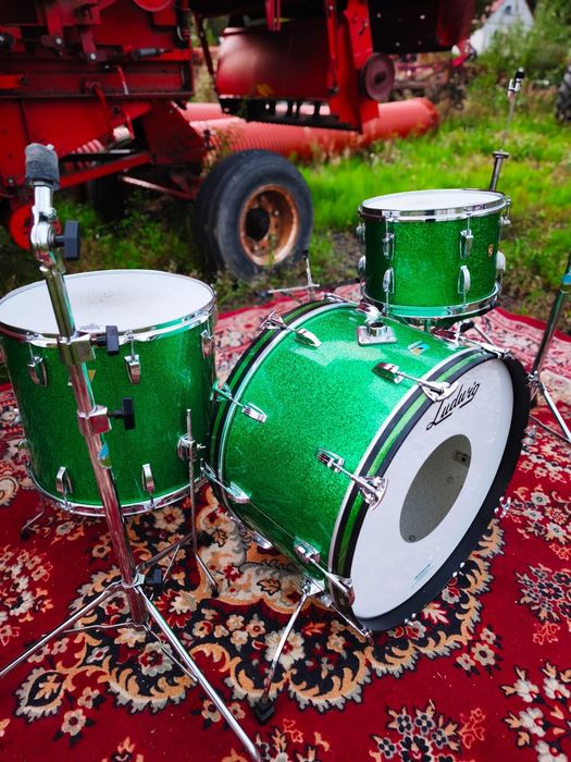 Perkusja Ludwig 24,13,18 blue/olive, keystone