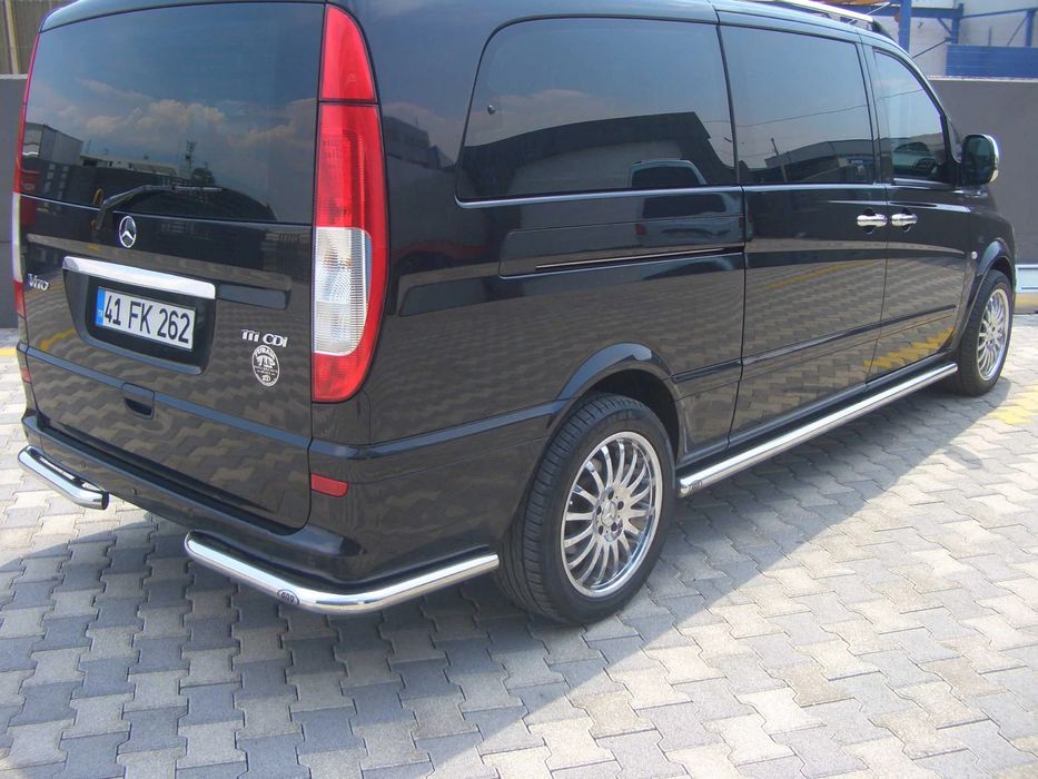 Кенгурятник Mercedes Vito 638 639 447 бокові пороги труби захист