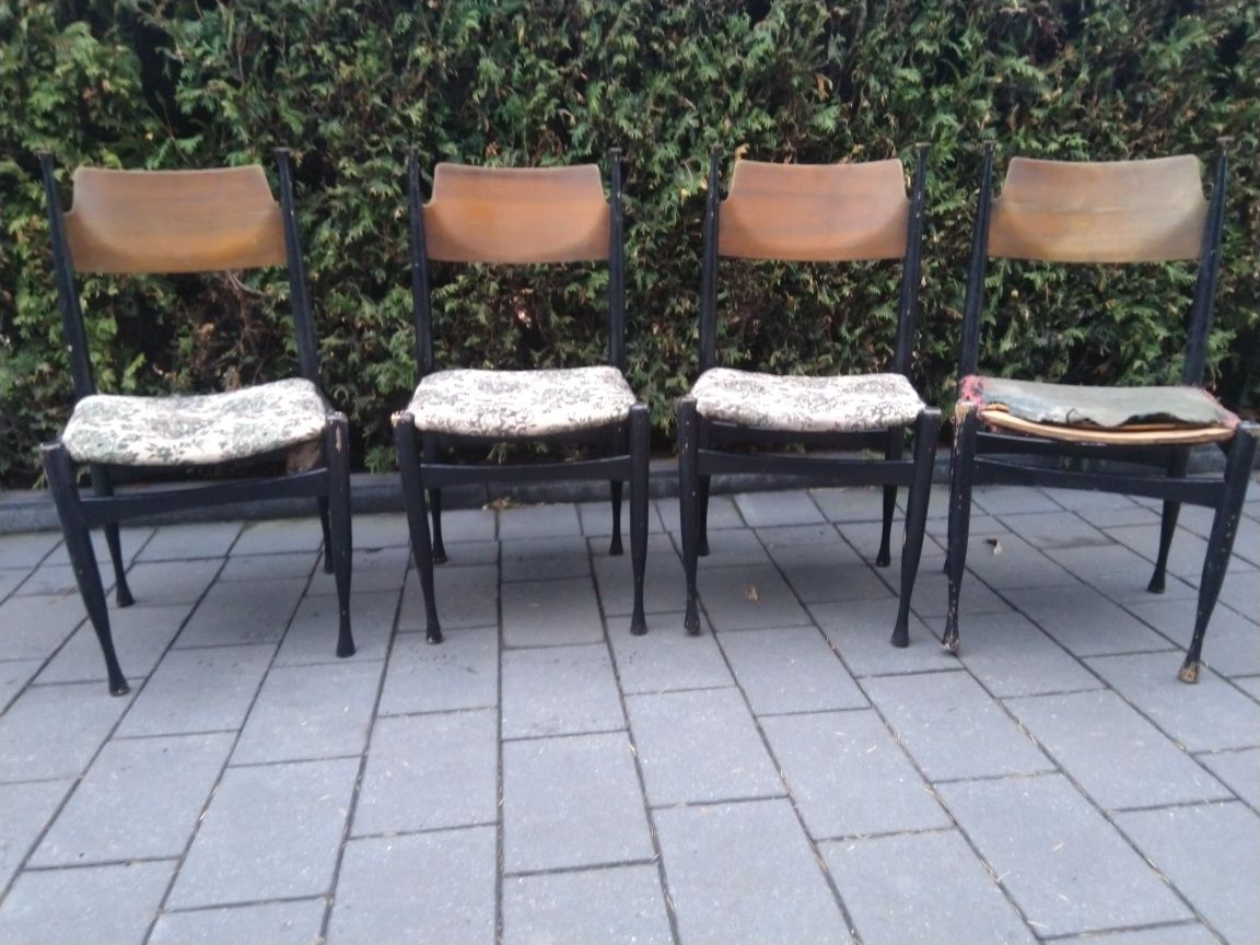 Krzesła DJINA Jugosławia Drvni Kombinat Jasen krzesło drewniane