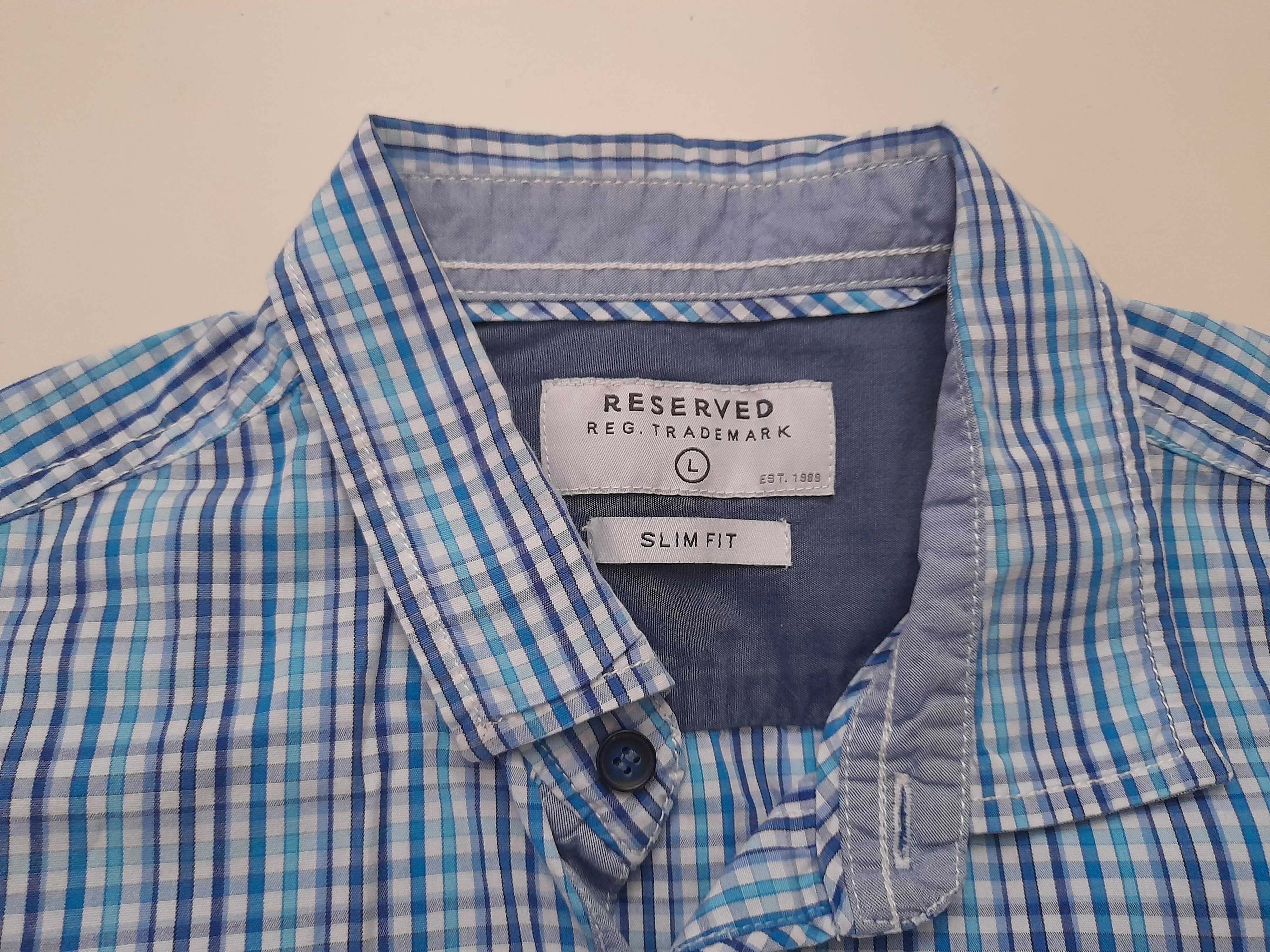 reserved slim fit koszula sportowa