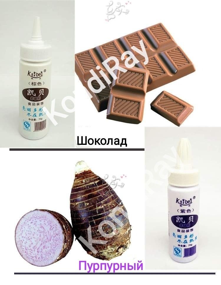 Вафельные рисовые конусы, красители пищевые
