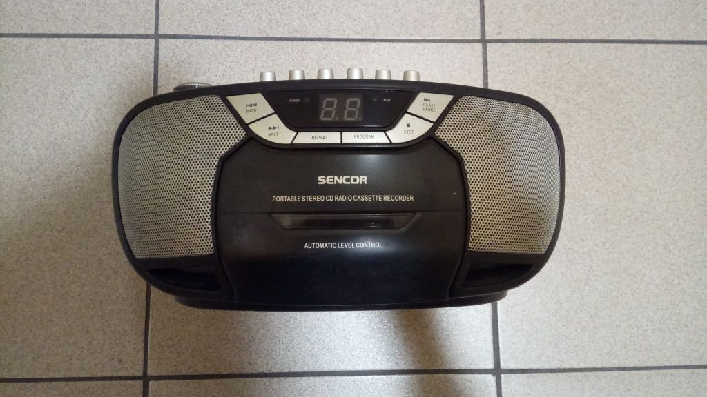 Radiomagnetofon, CD, Sencor spt 207