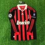 Ronaldinho AC Milan 2009/10 Liga Mistrzów Retro Jersey