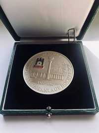 SREBRNY Medal pr925 80g 25Jahre Olympia-Schiessanlage Hochbruck