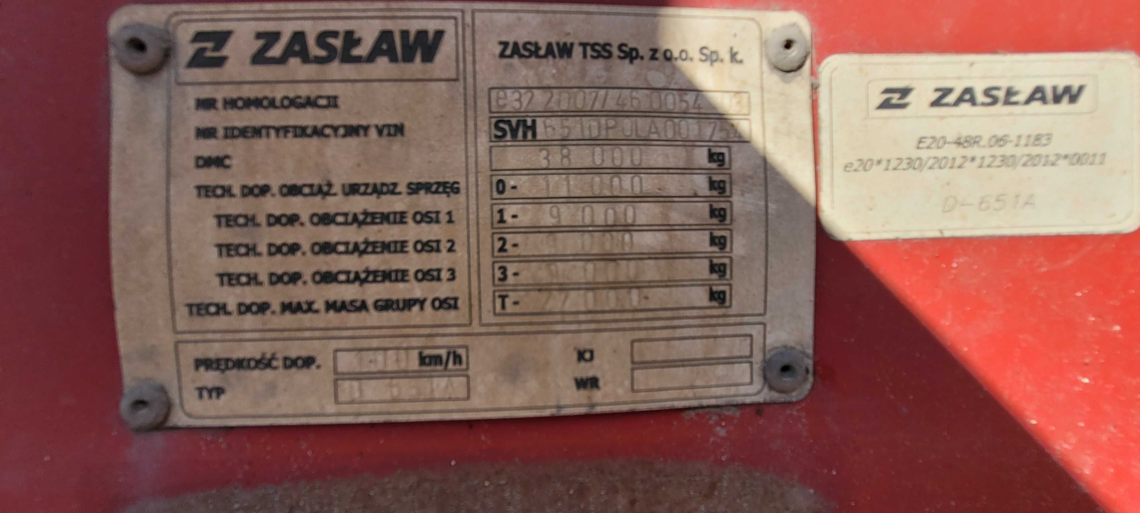 Nsczepa do przewozu drewna Zasław