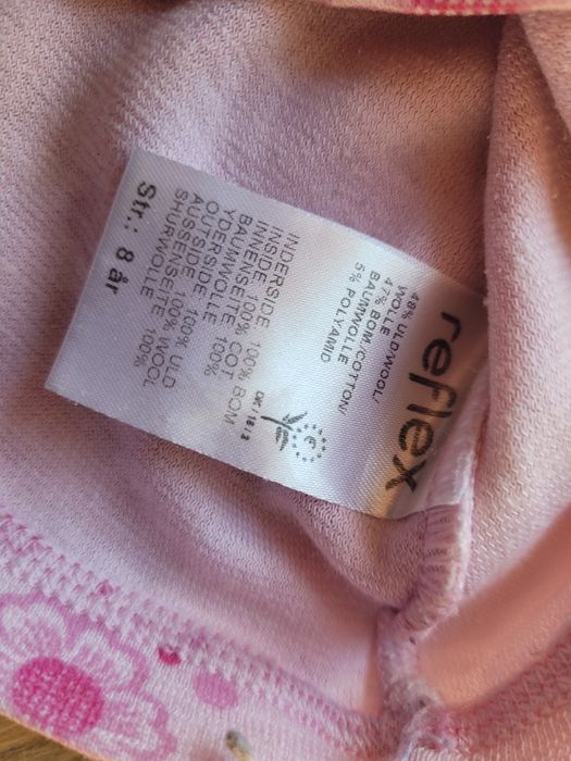 Reflex Ecolabel r 8 128cm bluzka termiczna wełna termoaktywna