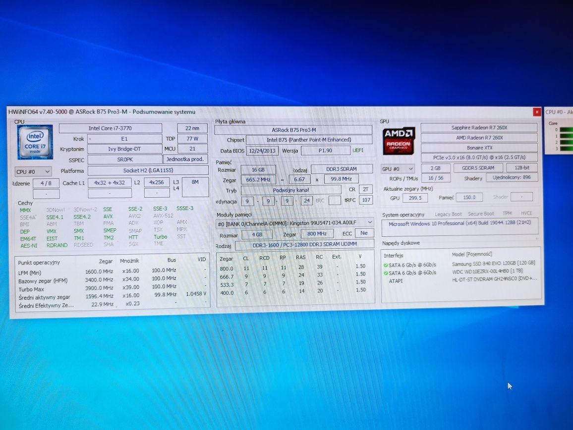Komputer Core i7, 16gb, SSD