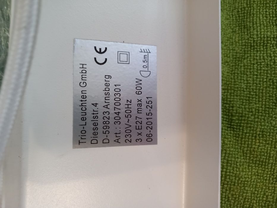 Żyrandol 3 punktowy