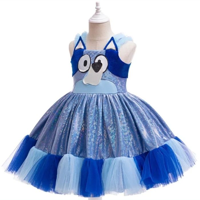 Sukienka Bluey bingo blu blue niebieska 120