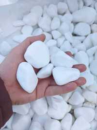 Otoczak śnieżnobiały Thassos White Angel Biały Kamień Grys