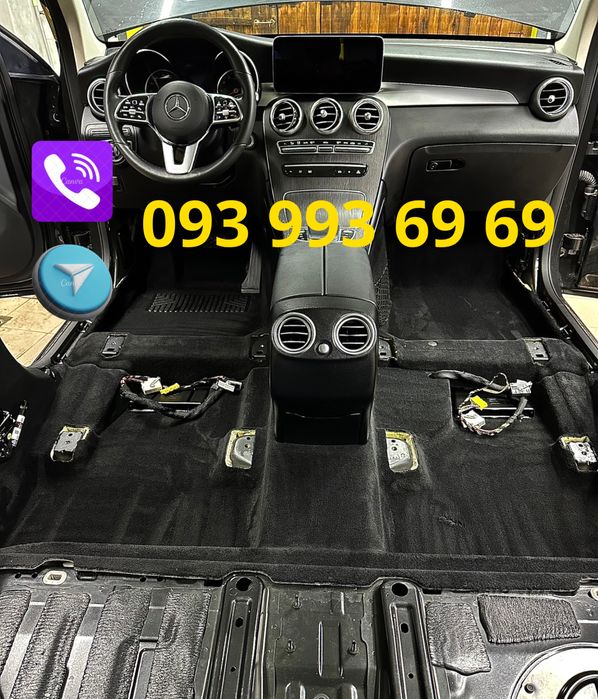 BI -LED лінзи установка линз подсветка салона антихром авто детейлинг