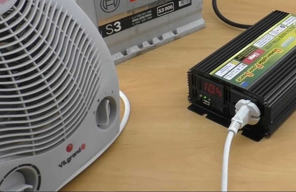 Гібридний Інвертор з зарядкою. Преобразователь 12-220. Инвертор ДБЖ