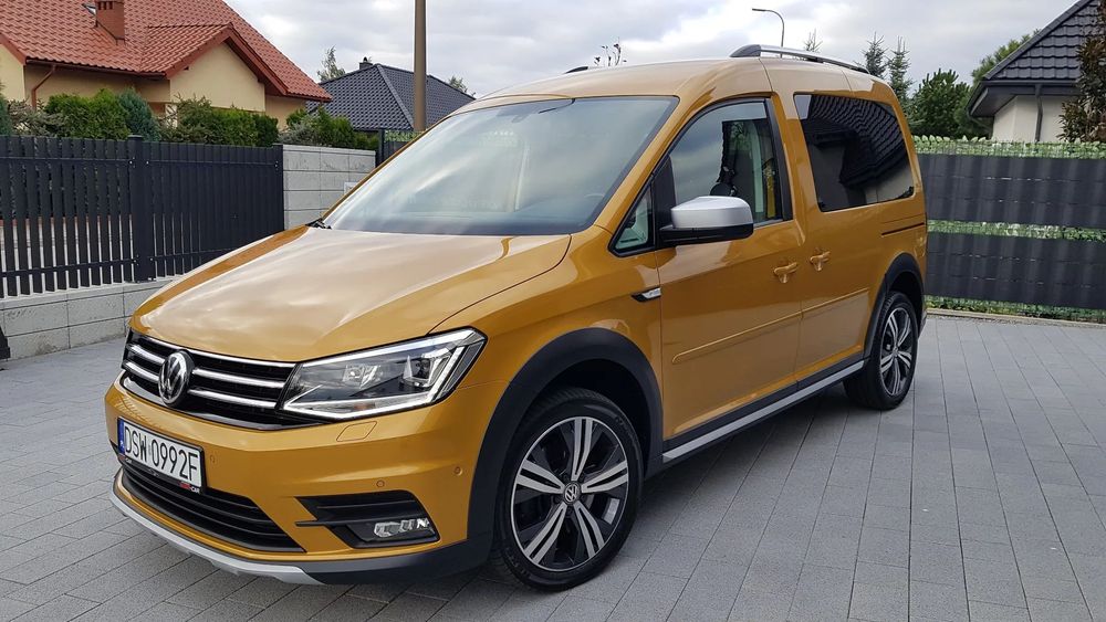Volkswagen Caddy VW CADDY ALLTRACK 2.0 TDI 150 Koni Mały Przebieg Bezwypadkowy SALON