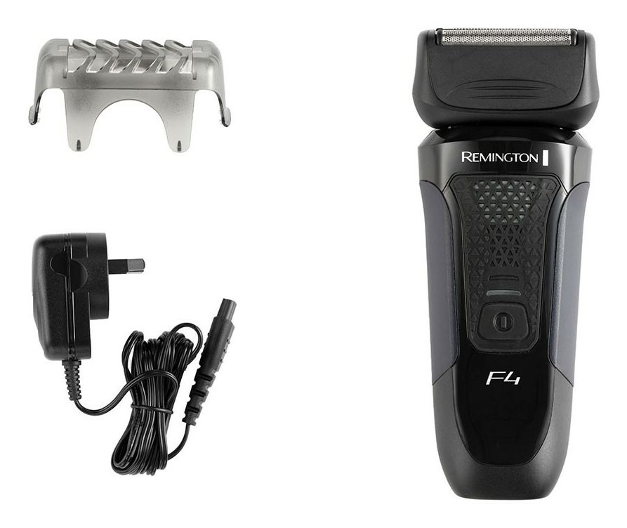 golarka męska foliowa + trymer remington f4002 kompletna