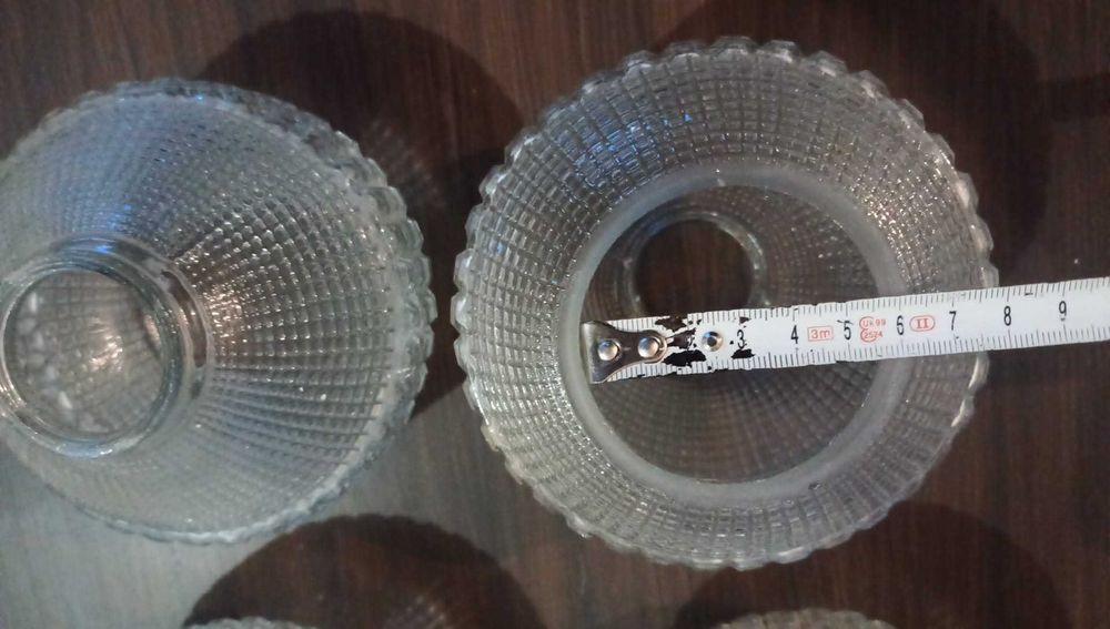 Plafons vidro para luminaria vintage