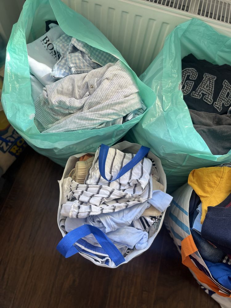 Ogromna paka ubranek dla chłopca next gap tu primarkt