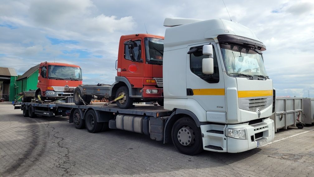 Transport maszyn rolniczych, budowlanych, usługi transportowe