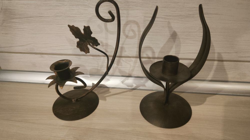 Świeczniki metalowe