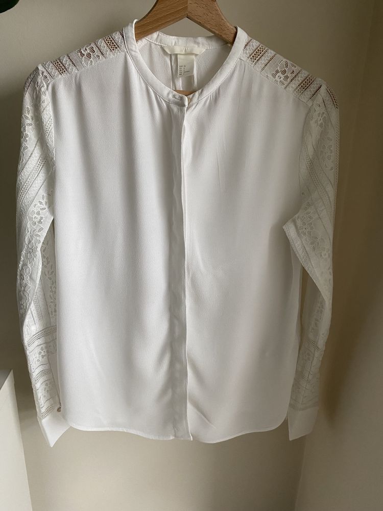 bluzka damska z długim rękawem H&M roz. 36 (S)