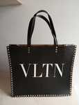 Valentino garavani oryginalne vintage retro duże shopper