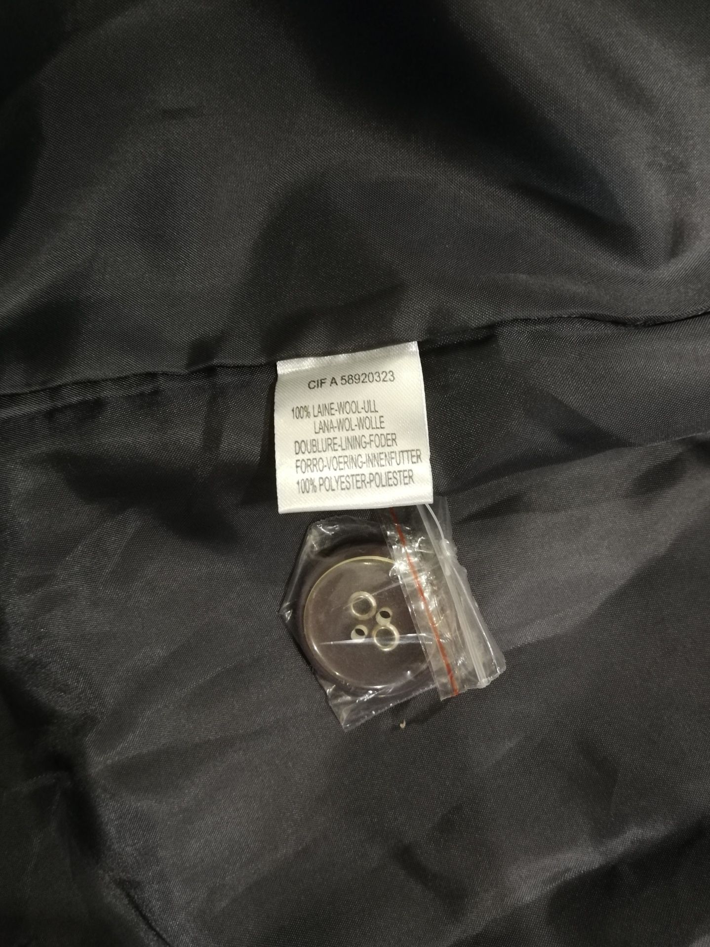 Płaszcz jesienny wełniany 100%wełna rozm 36/38