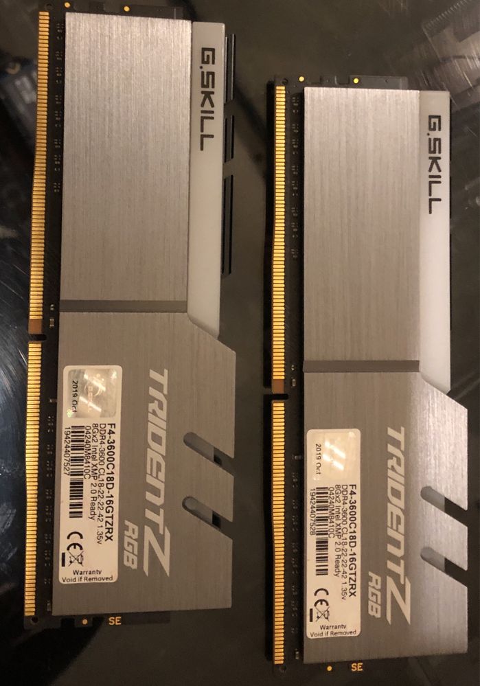 GSKILL Trident Z RGB DDR4 3600Mhz 16GB (2x8GB) CL18