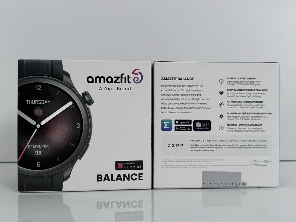 Смарт-годинник Amazfit Balance (A2286) AMOLED 1.5 GPS NFC