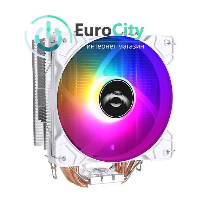 Кулер для процессора QiuzAim QZ1240S-RGB-PWM 4-pin TDP - 140 Вт/white