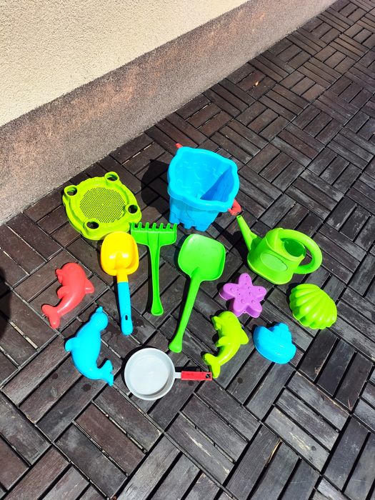 Duży zestaw do piasku i piaskownicy