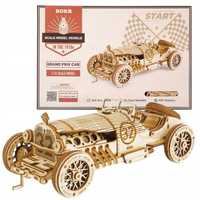 Drewniane Puzzle Model Robotime 3D Auto Grand Prix Car DIY 220 el.