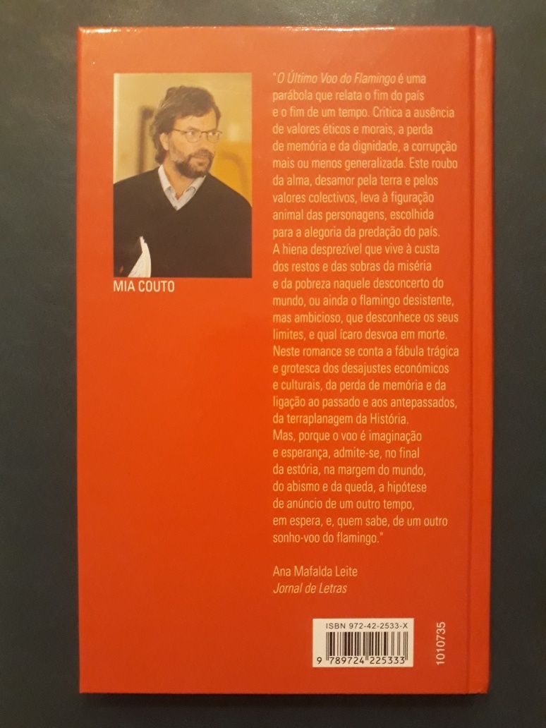 "O último voo do flamingo" Mia Couto