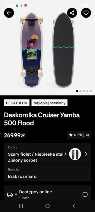 Deskorolka oxelo yamba 500