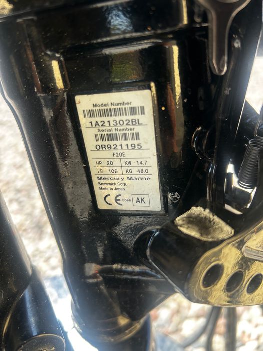 Silnik  Mercury F20 sprzedam