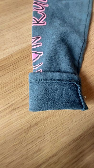 2 × Leginsy ocieplane dla dziewczynki 128