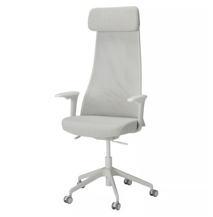 JÄRVFJÄLLET Krzesło biurowe z podłokietnikami, Gunnared beżowy