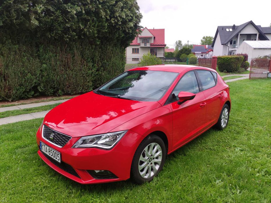 Seat Leon 3 1.6 TDI 1 właściciel w PL, Hak, grzane fotele, 2kpl kół,