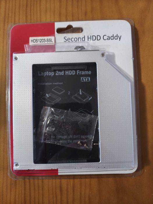 Conversor CD/DVD-ROM para HDD/SSD SATA 2.5