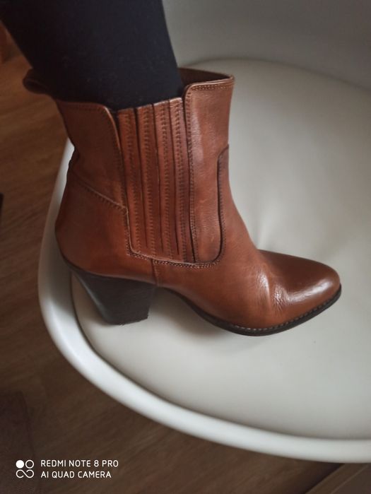 Ботильоны МассимоДути кожа р.38