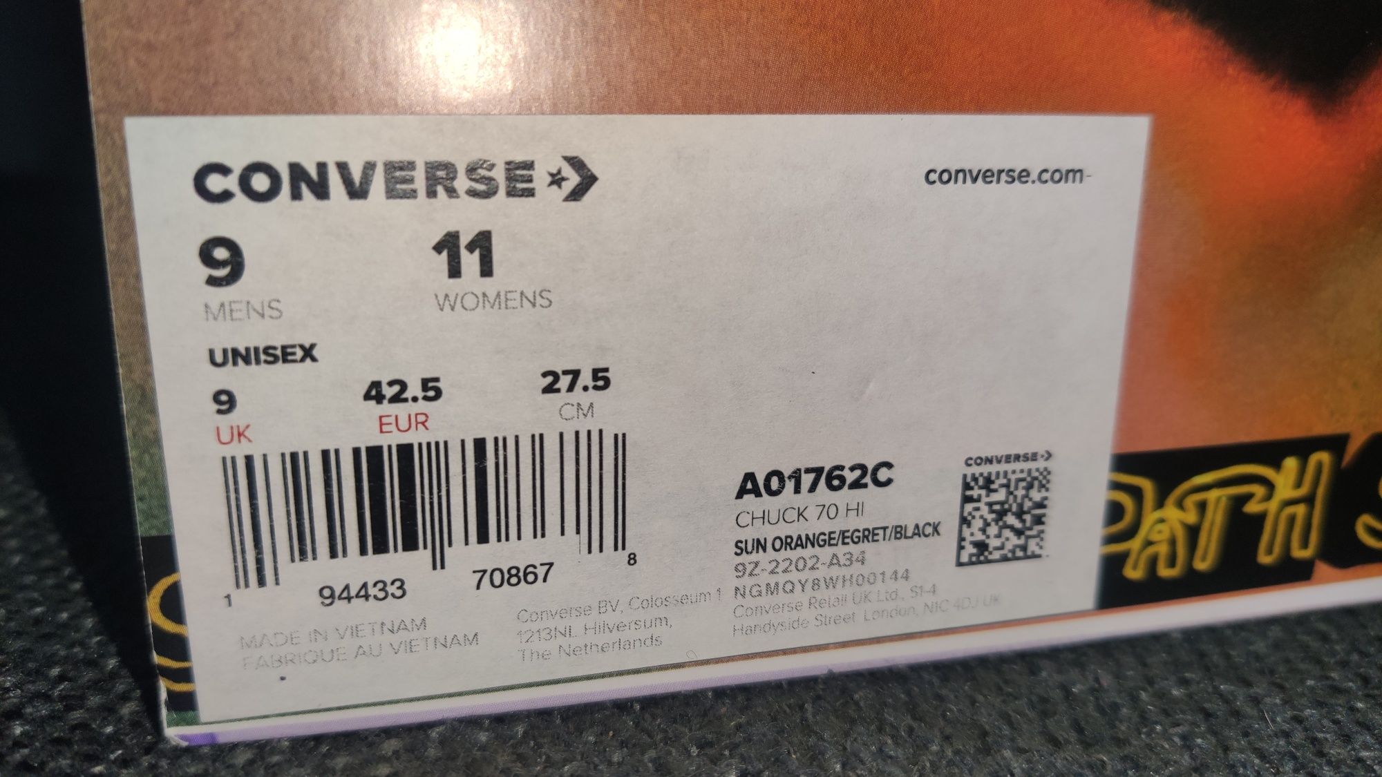 Converse All Star N°42,5. Unisex