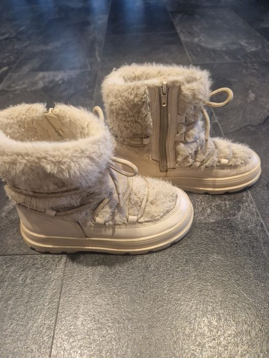 buty zimowe śniegowce zara 34