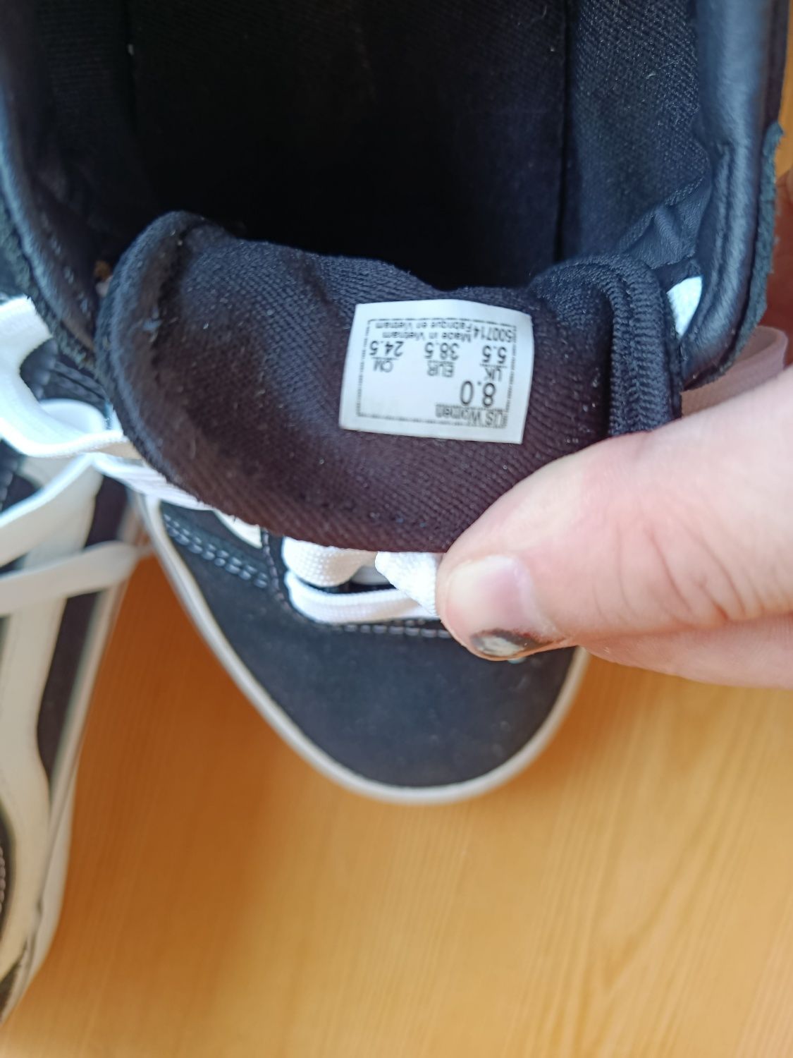 Кеди Vans Old Skool Classic Black White Original